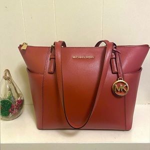 Michael Kors Terracotta Jet Set Bag